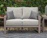 Hillside Barn Outdoor Loveseat with Cushion - Home Furniture And More (Brentwood, MD)