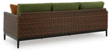 Horizon Hall Outdoor Sofa with Cushion - Home Furniture And More (Brentwood, MD)