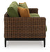 Horizon Hall Outdoor Sofa with Cushion - Home Furniture And More (Brentwood, MD)