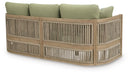 Serena Shores Outdoor Sofa with Cushion - Home Furniture And More (Brentwood, MD)