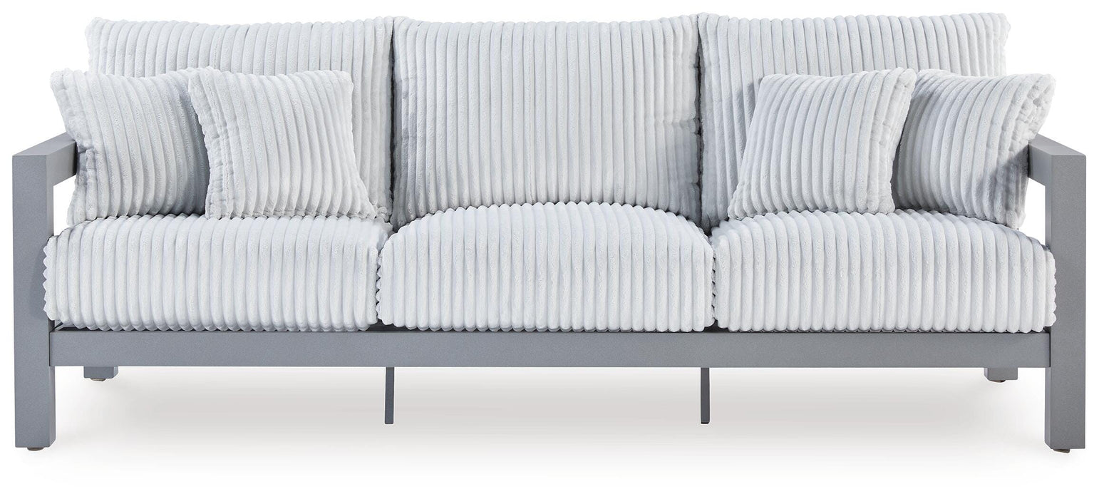 Hurley Park Outdoor Sofa with Cushion - Home Furniture And More (Brentwood, MD)