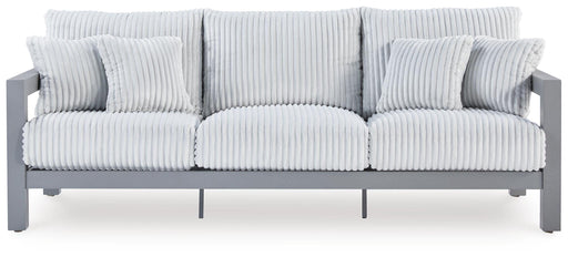 Hurley Park Outdoor Sofa with Cushion - Home Furniture And More (Brentwood, MD)