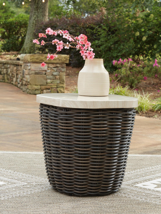 Kimora Outdoor End Table - Home Furniture And More (Brentwood, MD)