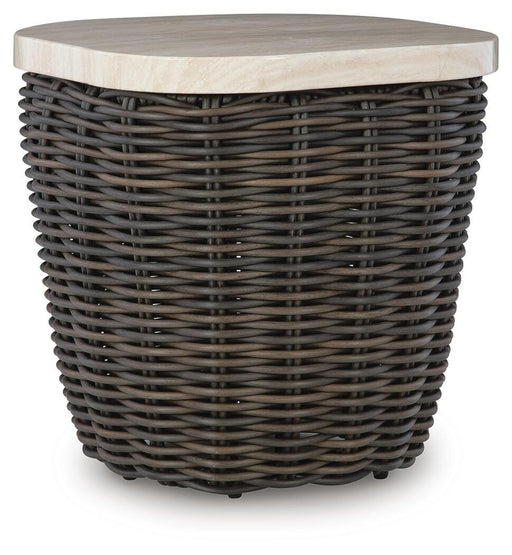 Kimora Outdoor End Table - Home Furniture And More (Brentwood, MD)