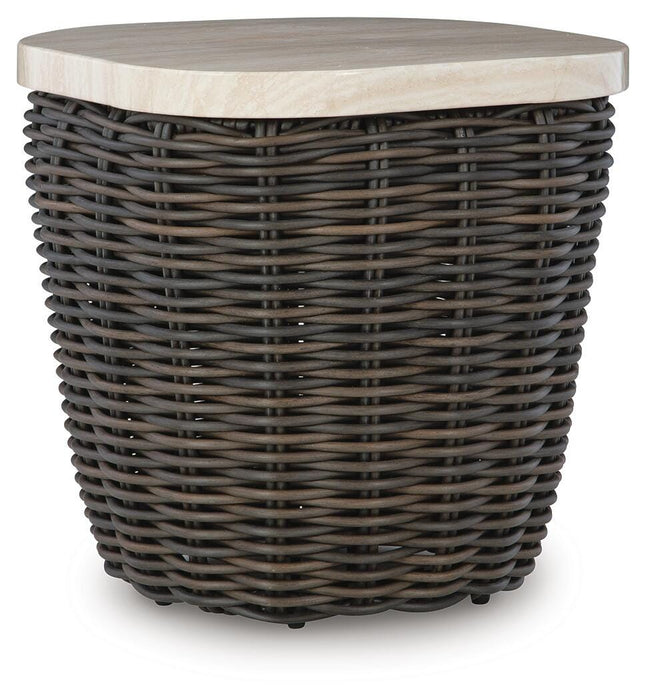 Kimora Outdoor End Table - Home Furniture And More (Brentwood, MD)