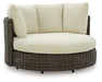 Kimora Outdoor Swivel Lounge Chair with Cushion - Home Furniture And More (Brentwood, MD)