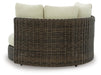 Kimora Outdoor Swivel Lounge Chair with Cushion - Home Furniture And More (Brentwood, MD)