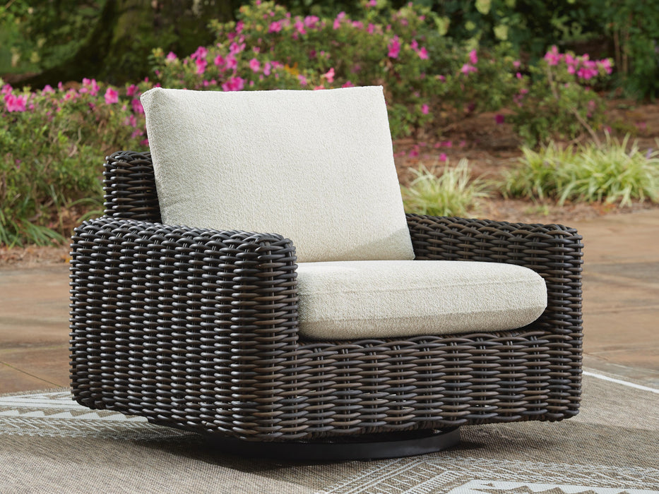 Kimora Outdoor Swivel Lounge Chair - Home Furniture And More (Brentwood, MD)