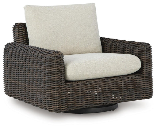 Kimora Outdoor Swivel Lounge Chair - Home Furniture And More (Brentwood, MD)