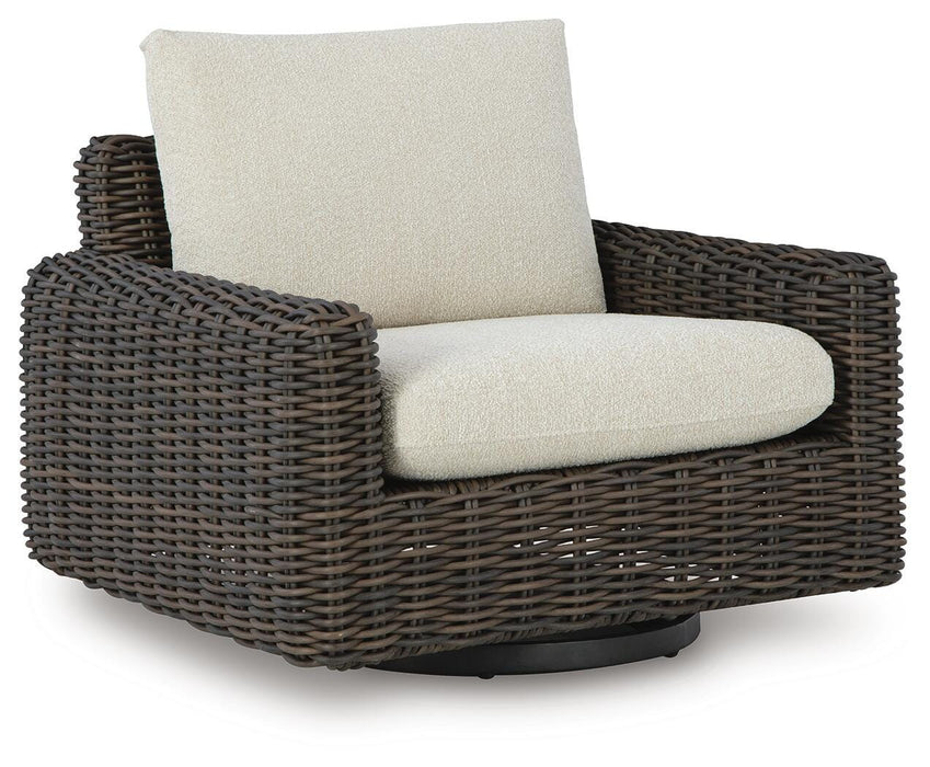 Kimora Outdoor Swivel Lounge Chair - Home Furniture And More (Brentwood, MD)