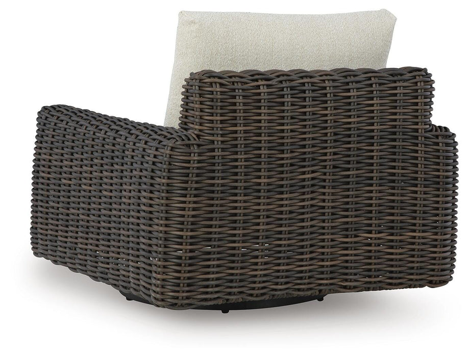 Kimora Outdoor Swivel Lounge Chair - Home Furniture And More (Brentwood, MD)