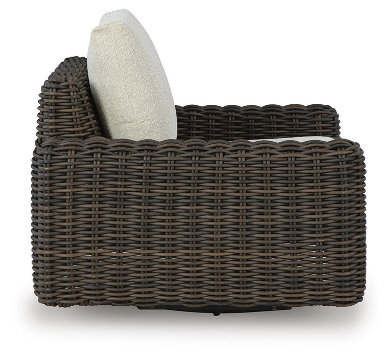 Kimora Outdoor Swivel Lounge Chair - Home Furniture And More (Brentwood, MD)