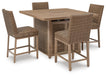 Walton Bridge Outdoor Bar Set - Home Furniture And More (Brentwood, MD)