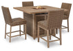Walton Bridge Outdoor Bar Set - Home Furniture And More (Brentwood, MD)