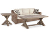 Beachcroft Beachcroft Nuvella Sofa with Coffee and End Table - Home Furniture And More (Brentwood, MD)