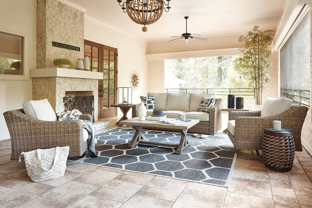 Beachcroft Outdoor Conversation Set - Home Furniture And More (Brentwood, MD)