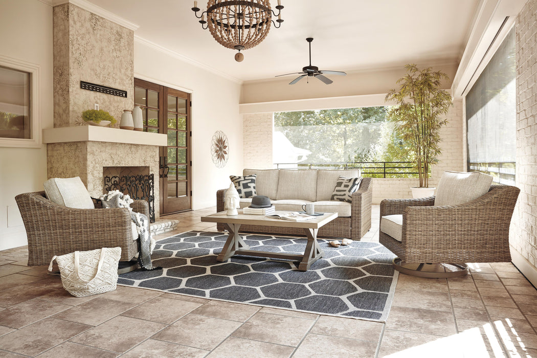 Beachcroft Outdoor Conversation Set - Home Furniture And More (Brentwood, MD)