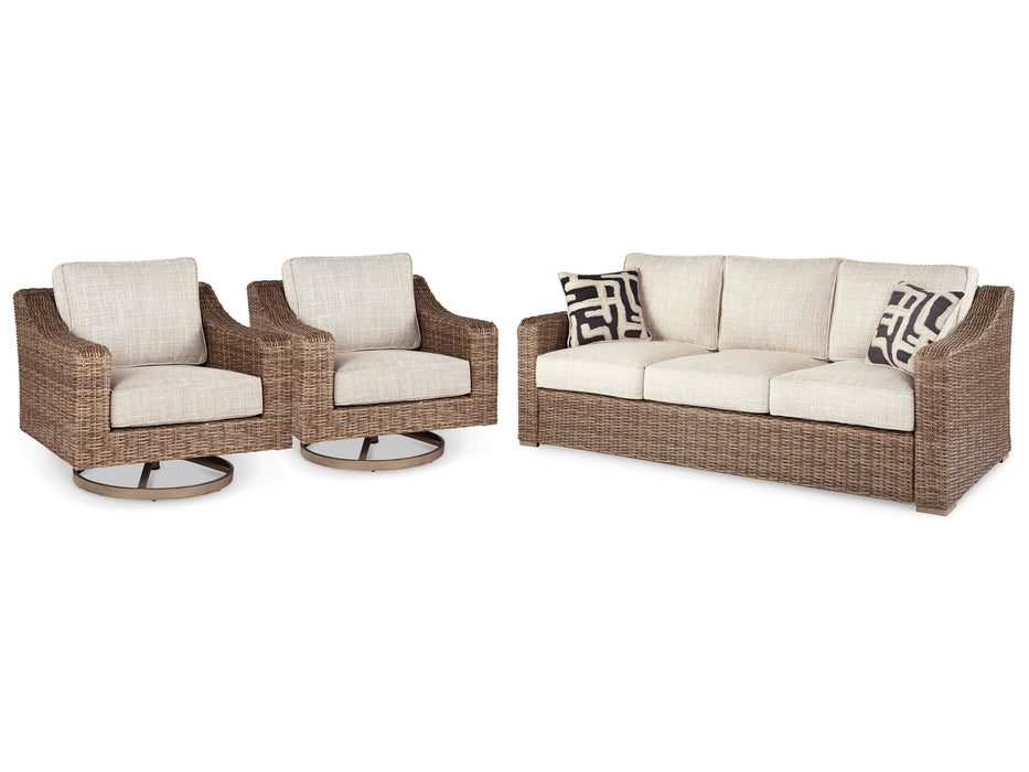 Beachcroft Outdoor Seating Set - Home Furniture And More (Brentwood, MD)