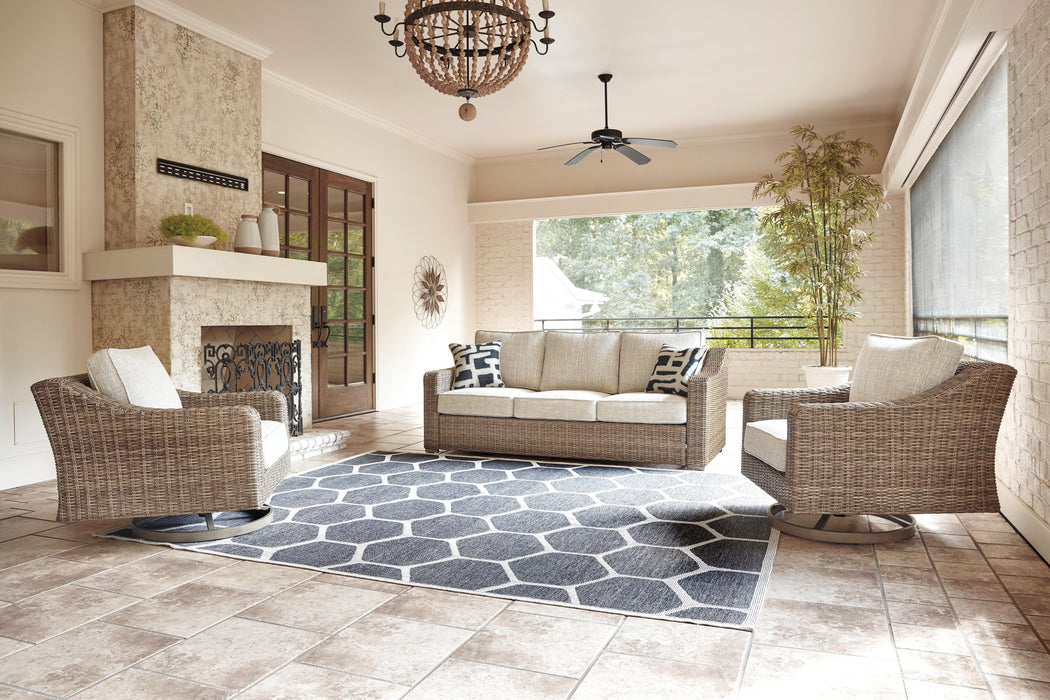 Beachcroft Outdoor Seating Set - Home Furniture And More (Brentwood, MD)