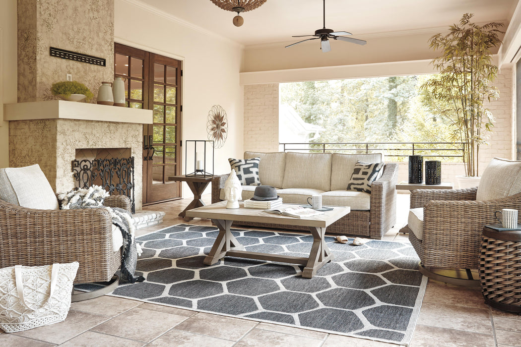 Beachcroft Outdoor Conversation Set - Home Furniture And More (Brentwood, MD)