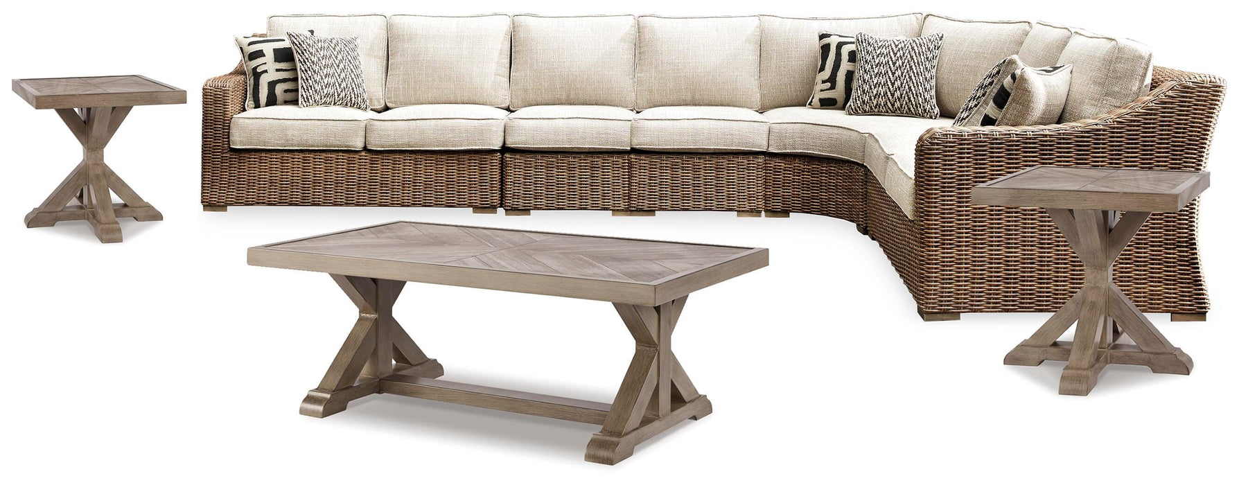Beachcroft Outdoor Seating Set - Home Furniture And More (Brentwood, MD)