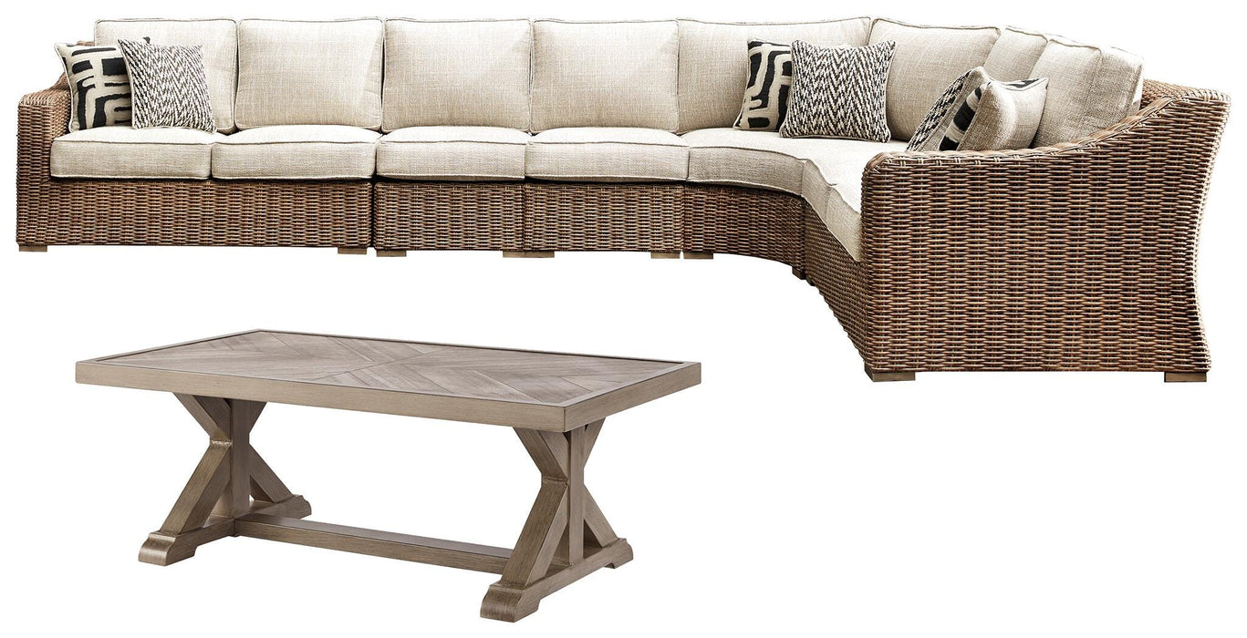 Beachcroft Outdoor Seating Set - Home Furniture And More (Brentwood, MD)