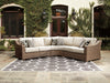 Beachcroft Outdoor Seating Set - Home Furniture And More (Brentwood, MD)