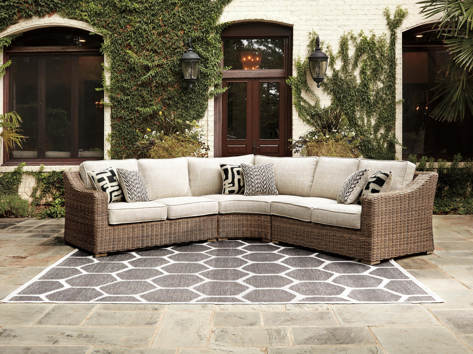 Beachcroft Outdoor Seating Set - Home Furniture And More (Brentwood, MD)