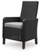 Beachcroft Outdoor Arm Chair with Cushion (Set of 2) - Home Furniture And More (Brentwood, MD)