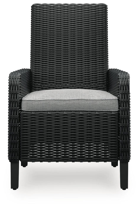 Beachcroft Outdoor Arm Chair with Cushion (Set of 2) - Home Furniture And More (Brentwood, MD)