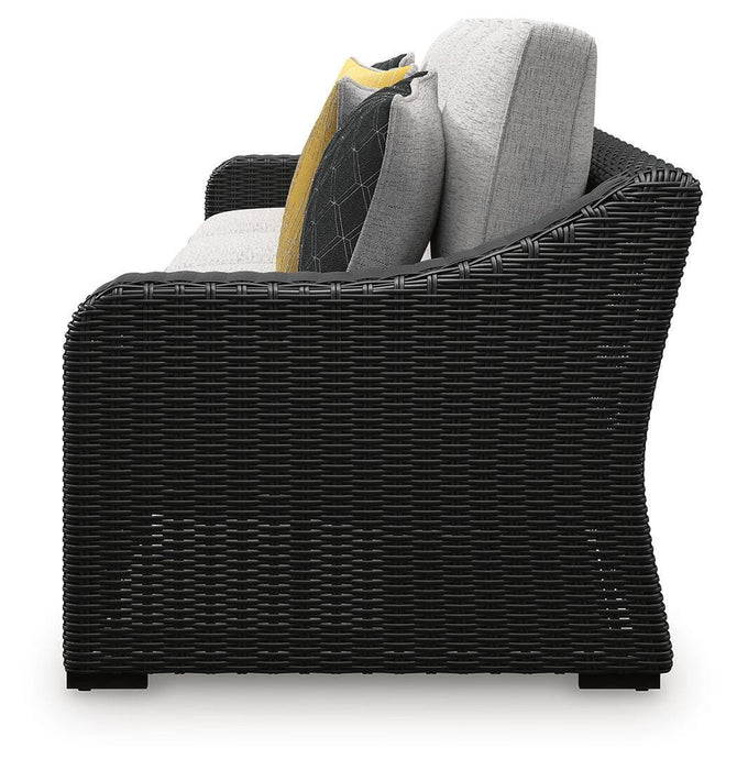 Beachcroft 2-Piece Outdoor Loveseat with Cushion - Home Furniture And More (Brentwood, MD)