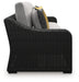 Beachcroft 2-Piece Outdoor Loveseat with Cushion - Home Furniture And More (Brentwood, MD)