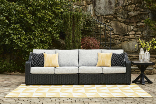 Beachcroft 2-Piece Outdoor Loveseat with Cushion - Home Furniture And More (Brentwood, MD)