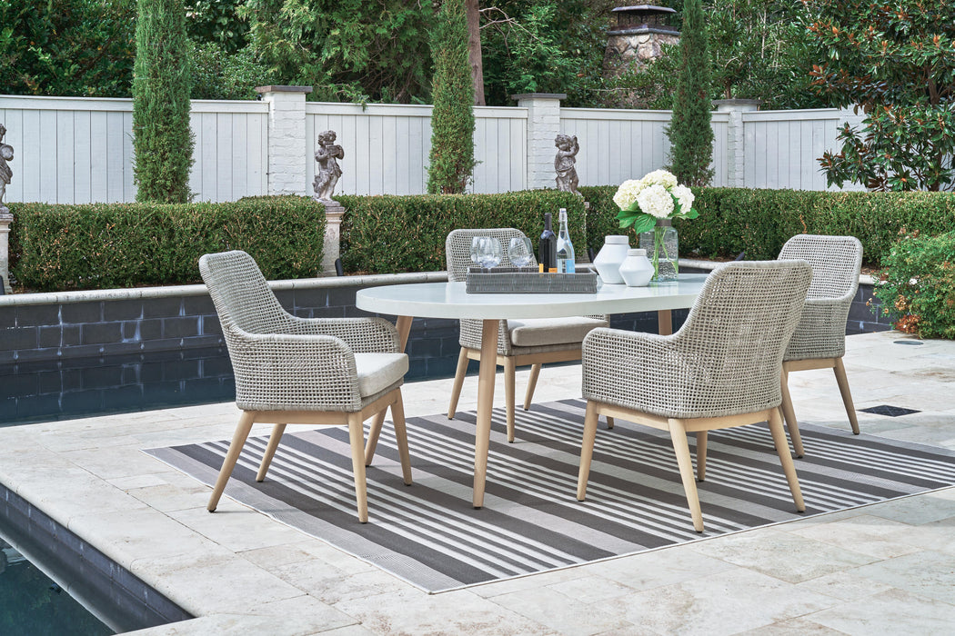 Seton Creek Outdoor Dining Package - Home Furniture And More (Brentwood, MD)