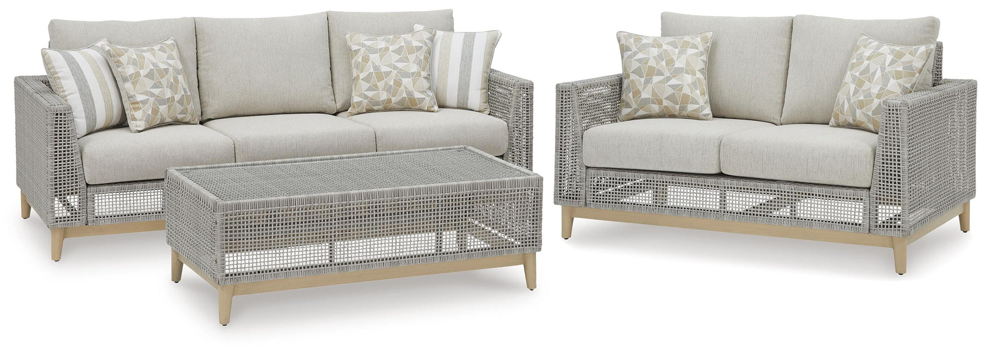 Seton Creek Outdoor Seating Set - Home Furniture And More (Brentwood, MD)