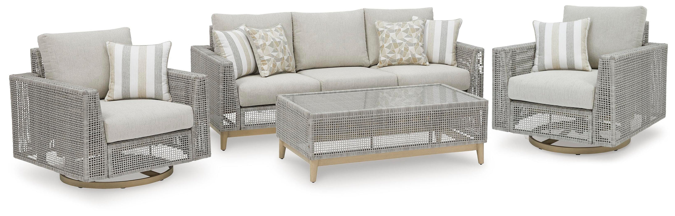 Seton Creek Outdoor Upholstery Set - Home Furniture And More (Brentwood, MD)
