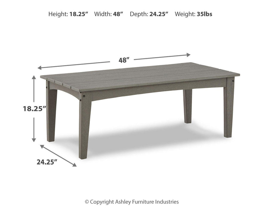 Visola Outdoor Occasional Table Set - Home Furniture And More (Brentwood, MD)