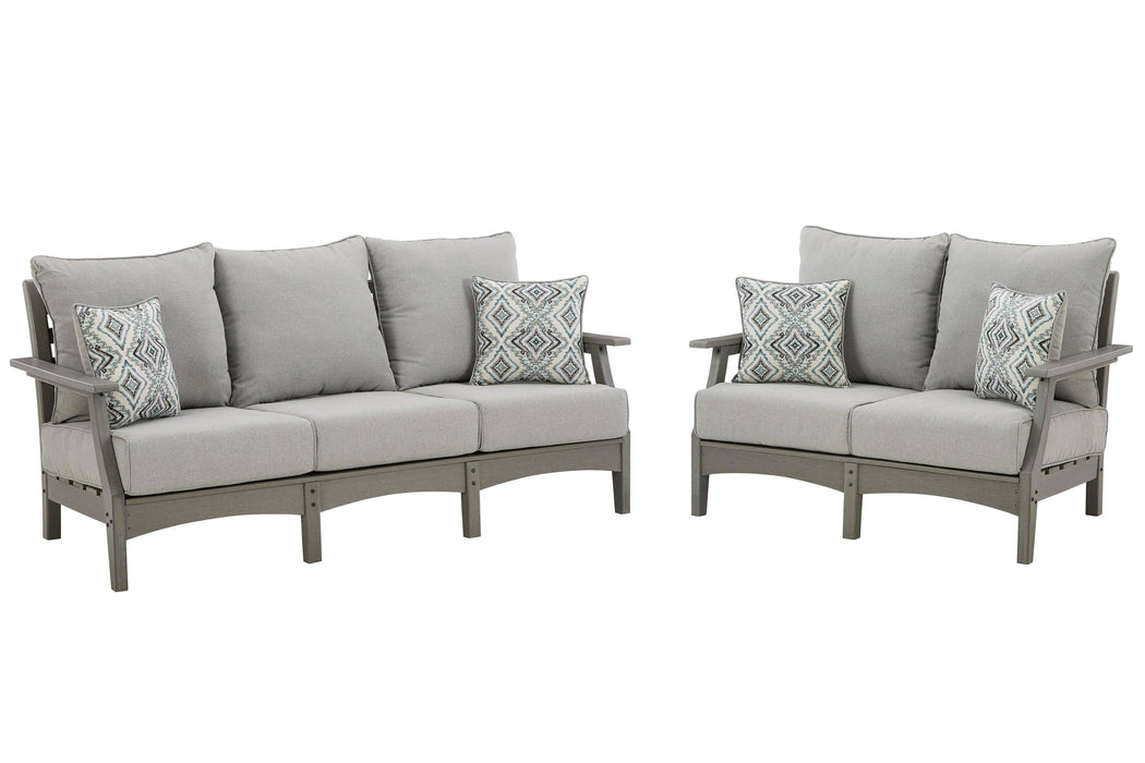 Visola Outdoor Seating Set - Home Furniture And More (Brentwood, MD)