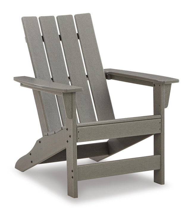 Visola Outdoor Adirondack Chair Set with End Table - Home Furniture And More (Brentwood, MD)