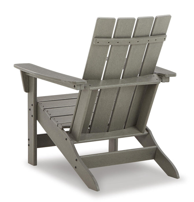 Visola Outdoor Adirondack Chair Set with End Table - Home Furniture And More (Brentwood, MD)