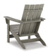 Visola Outdoor Adirondack Chair Set with End Table - Home Furniture And More (Brentwood, MD)