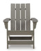 Visola Outdoor Adirondack Chair Set with End Table - Home Furniture And More (Brentwood, MD)