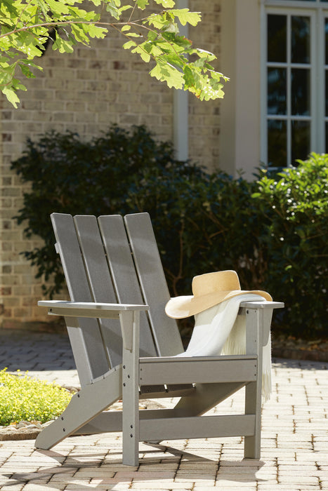 Visola Outdoor Adirondack Chair Set with End Table - Home Furniture And More (Brentwood, MD)