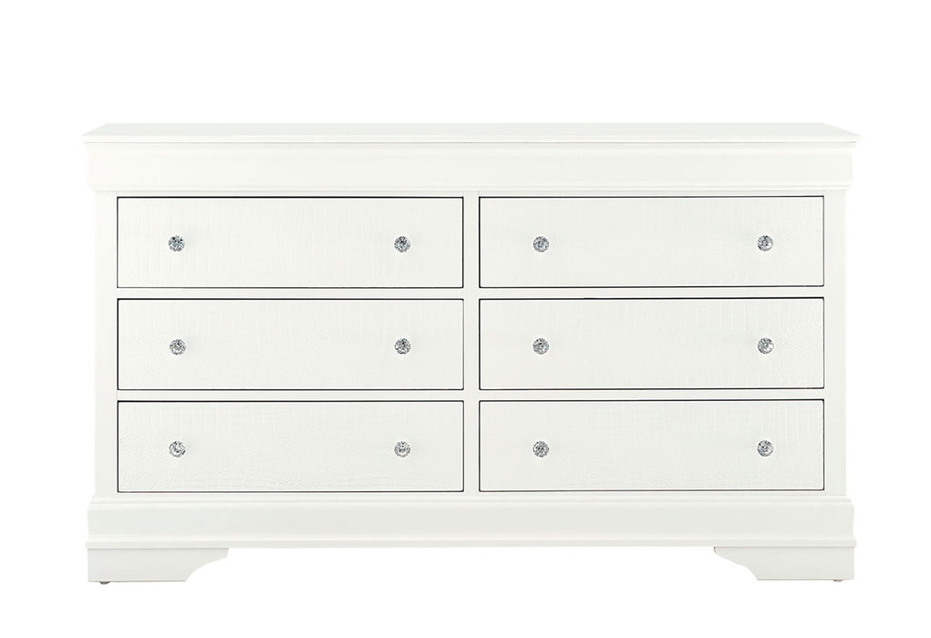 Pompei Metallic Dresser - Home Furniture And More (Brentwood, MD)