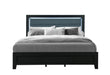 Reid Black Bed With Led - Home Furniture And More (Brentwood, MD)