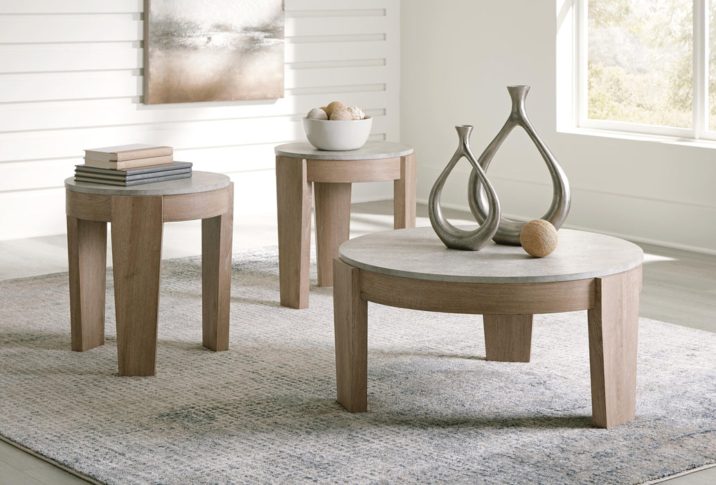 Guystone Table (Set of 3) - Home Furniture And More (Brentwood, MD)