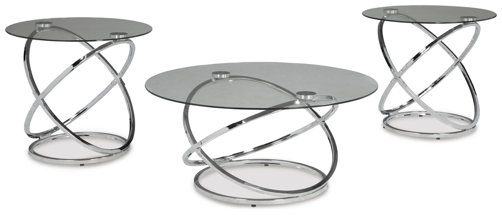 Hollynyx Table (Set of 3) - Home Furniture And More (Brentwood, MD)