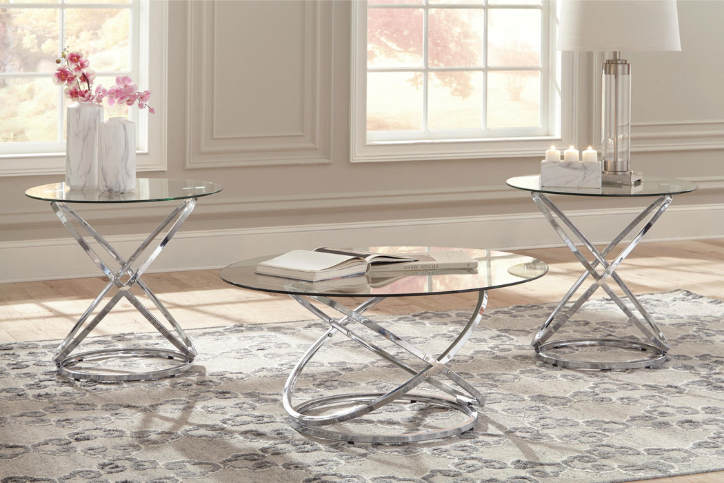 Hollynyx Table (Set of 3) - Home Furniture And More (Brentwood, MD)