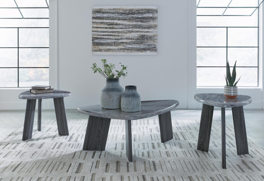 Bluebond Table (Set of 3) - Home Furniture And More (Brentwood, MD)