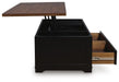 Wildenauer Lift-Top Coffee Table - Home Furniture And More (Brentwood, MD)